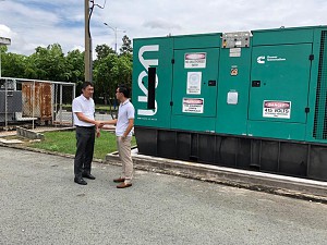 Bàn giao máy phát điện cho Vsip 2 - Bình Dương